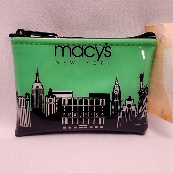 RARE Vintage Macy's Herald Square New York ID case coin Pouch NEW - Picture 1 of 5